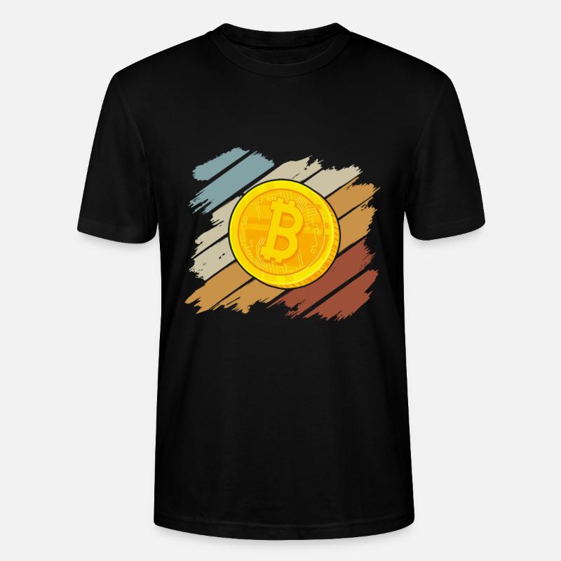 Bitcoin - Stanley/Stella Unisex Bio-T-Shirt CRAFTER - Schwarz