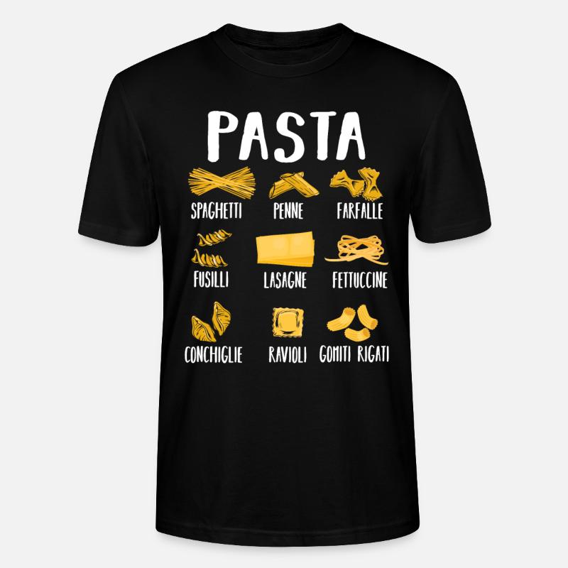 Pasta - Stanley/Stella Unisex Bio-T-Shirt CRAFTER - Schwarz
