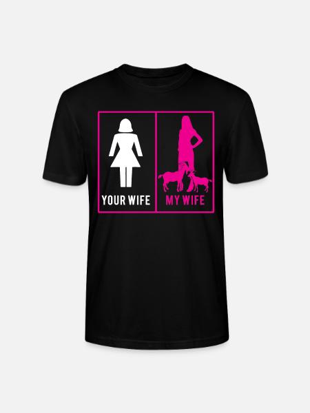 Ma femme - Goat Lovers - T-shirt bio CRAFTER Stanley Stella Unisexe - noir