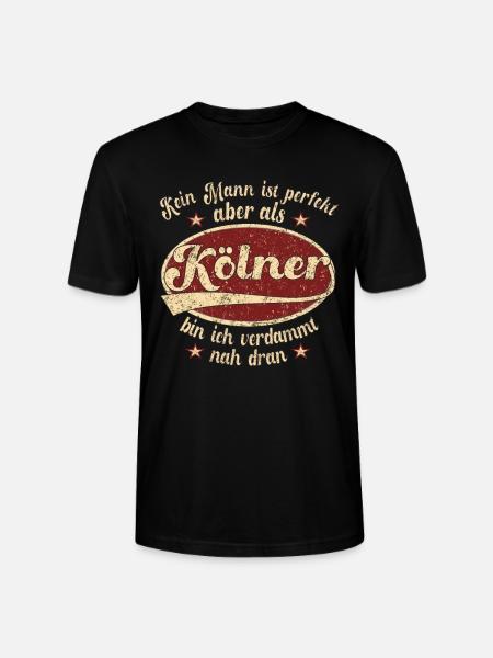 Köln Retro der perfekte Kölner Mann Spruch - Stanley/Stella Unisex Bio-T-Shirt CRAFTER - Schwarz