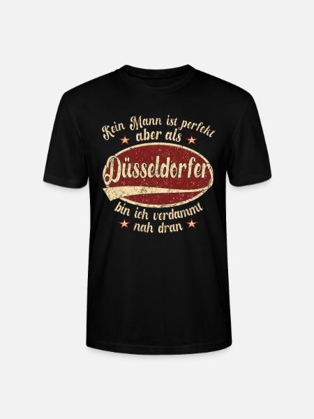 Düsseldorf Retro der perfekte Düsseldorfer Mann - Stanley/Stella Unisex Bio-T-Shirt CRAFTER - Schwarz