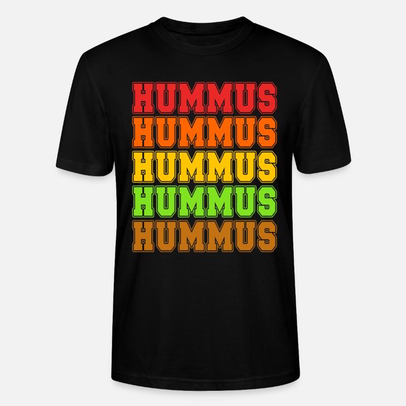 Hummus - Stanley/Stella Unisex Bio-T-Shirt CRAFTER - Schwarz