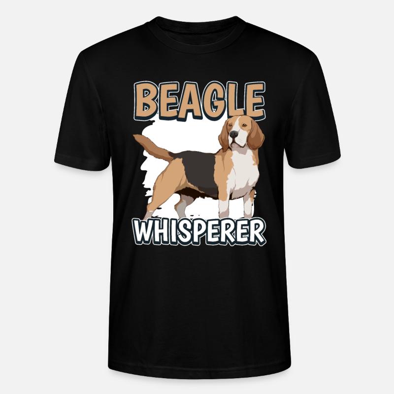 Beagle Whisperer - Stanley/Stella Unisex Bio-T-Shirt CRAFTER - Schwarz