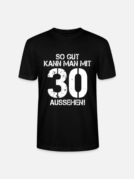 30. Geburtstag - Stanley/Stella Unisex Bio-T-Shirt CRAFTER - Schwarz