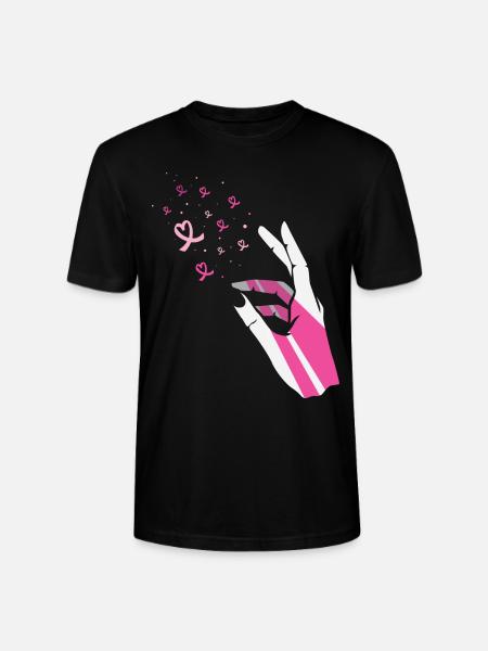 Bröstcancer bröstcancer månad bröstcancer loop - Ekologisk T-shirt CRAFTER unisex från Stanley/Stella - svart