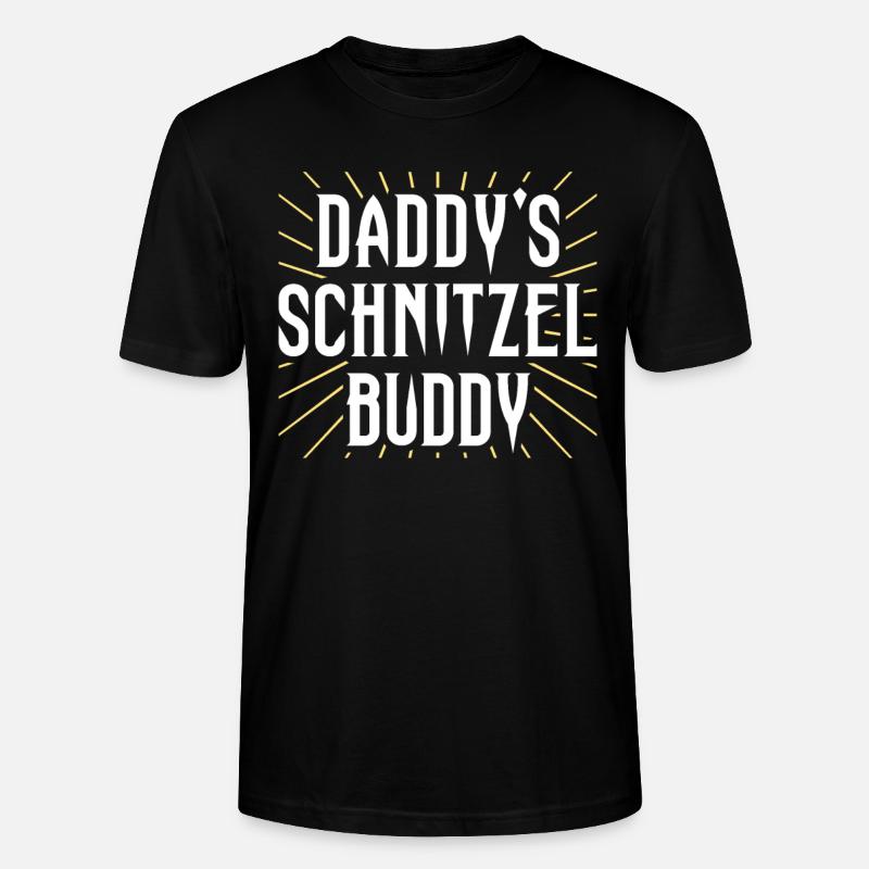 Daddys Schnitzel Buddy - Stanley/Stella Unisex Bio-T-Shirt CRAFTER - Schwarz