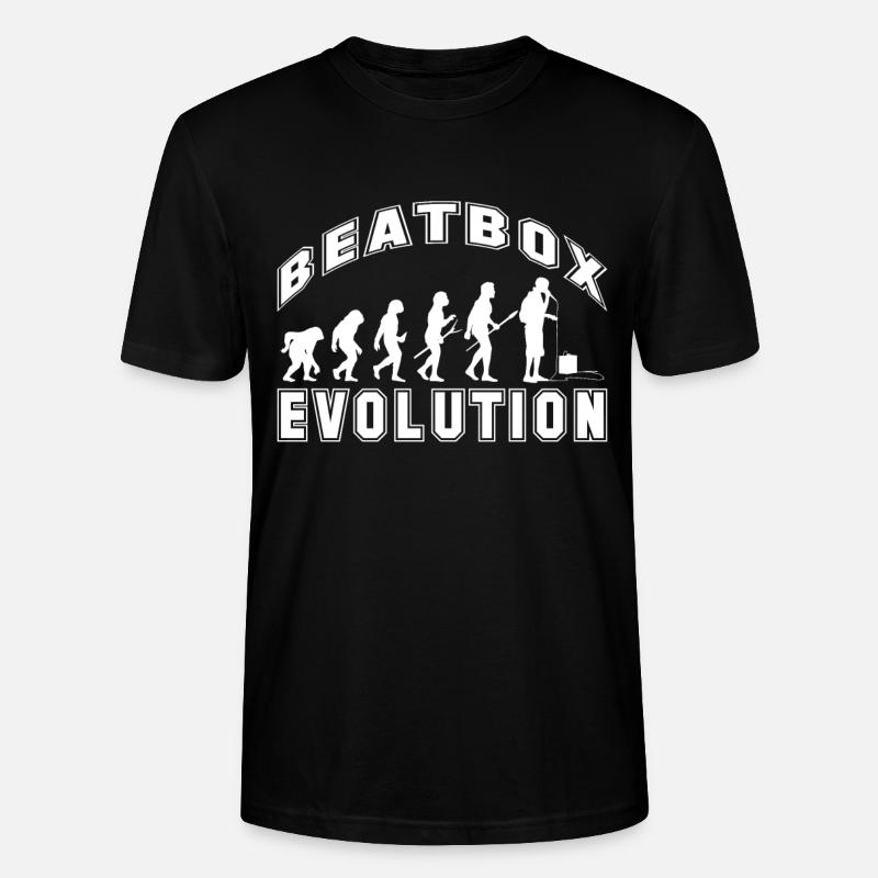 Beatbox Evolution Beat Beatboxer - T-shirt bio CRAFTER Stanley Stella Unisexe - noir