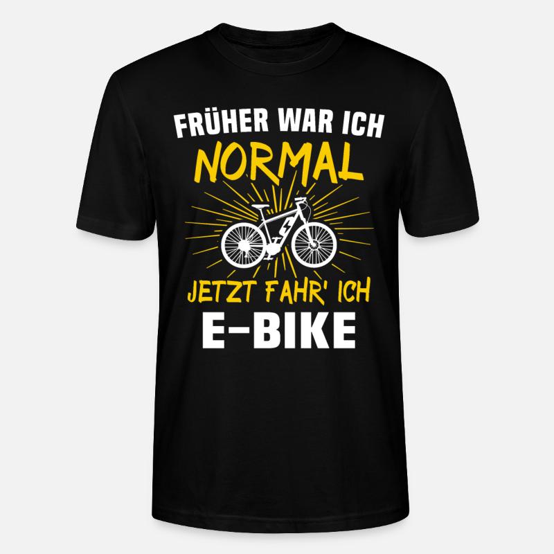 Ebike Sprüche E-Biker - Stanley/Stella Unisex Bio-T-Shirt CRAFTER - Schwarz