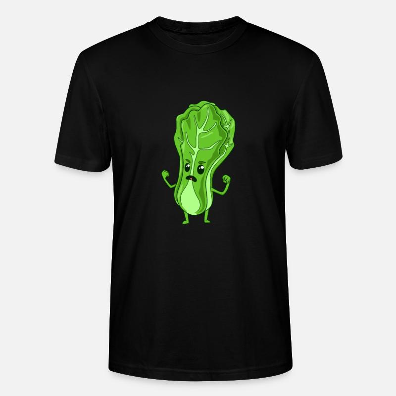 Comic Salatkopf - Stanley/Stella Unisex Bio-T-Shirt CRAFTER - Schwarz