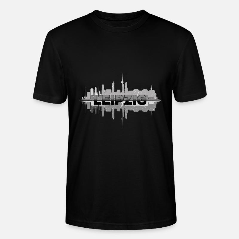 Leipzig - Stanley/Stella Unisex Bio-T-Shirt CRAFTER - Schwarz