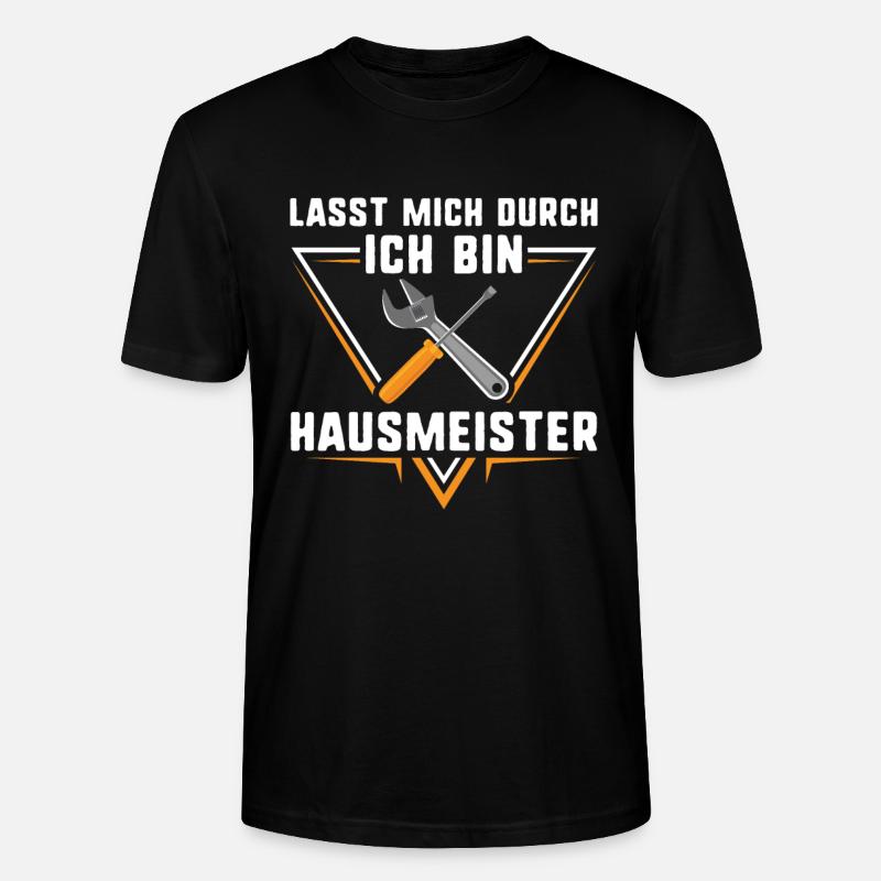 Concierge Facility Manager Concierge Cadeau - T-shirt bio CRAFTER Stanley Stella Unisexe - noir