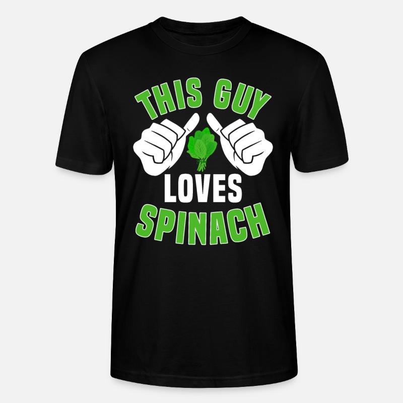 Spinat Liebhaber - Stanley/Stella Unisex Bio-T-Shirt CRAFTER - Schwarz