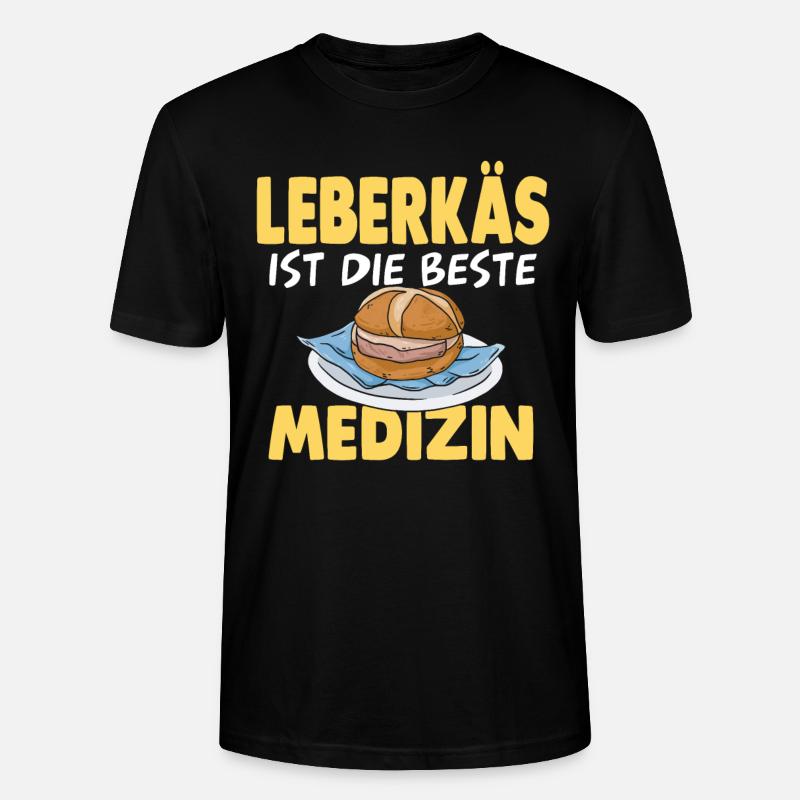 Leberkäse Leberkäs Fleischkäse - Stanley/Stella Unisex Bio-T-Shirt CRAFTER - Schwarz