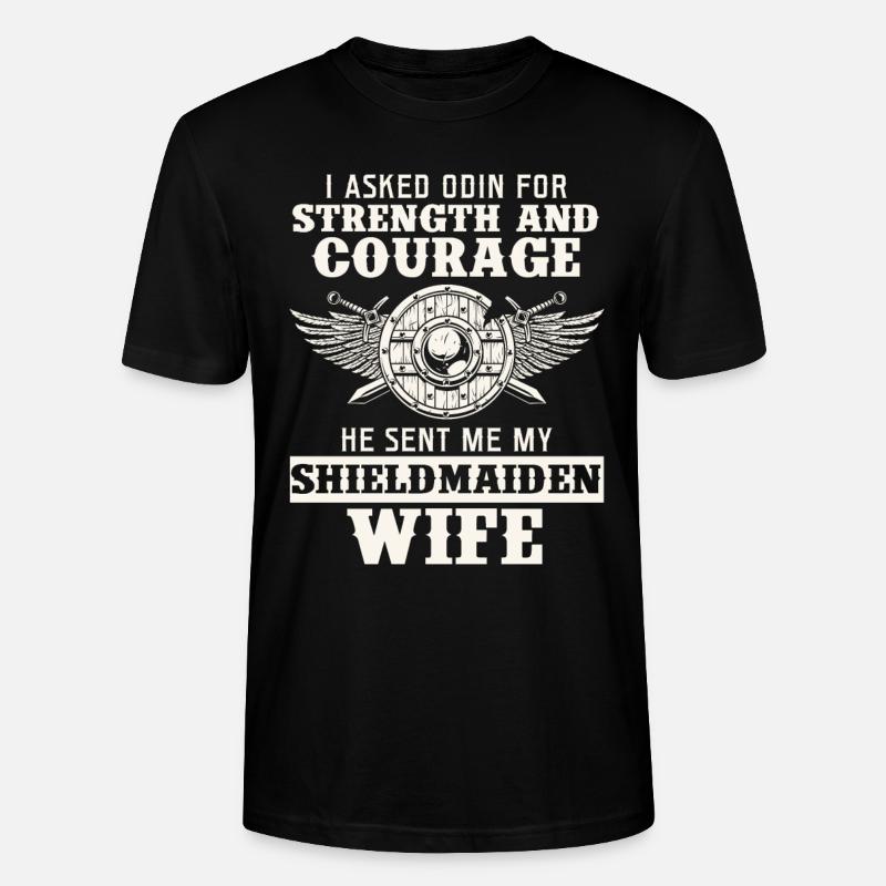 Femme signe force courage - T-shirt bio CRAFTER Stanley Stella Unisexe - noir