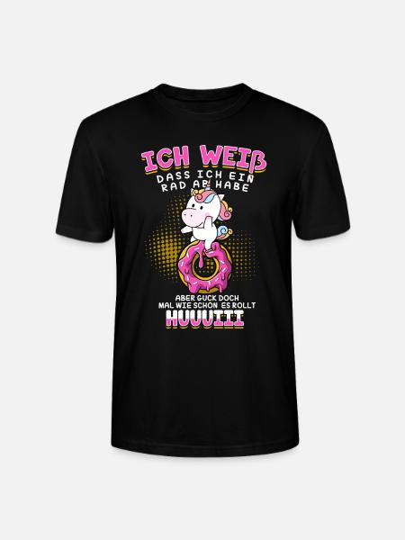 Einhorn - Stanley/Stella Unisex Bio-T-Shirt CRAFTER - Schwarz