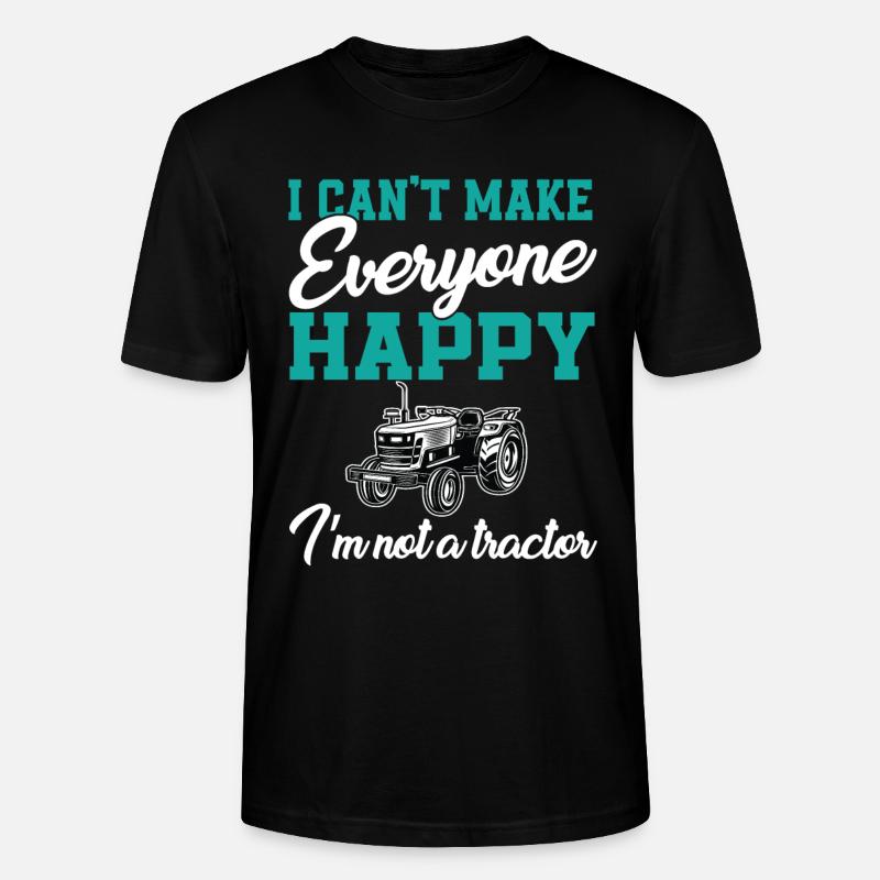 Traktor - Stanley/Stella Unisex Bio-T-Shirt CRAFTER - Schwarz