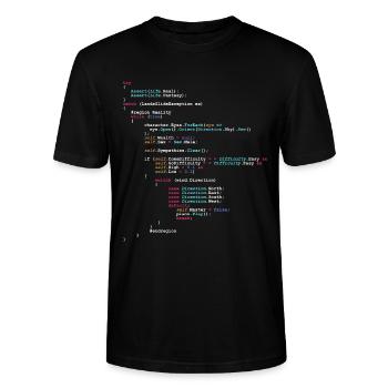 Programmierer Humor Code - für Software-Entwickler - Stanley/Stella Unisex Bio-T-Shirt CRAFTER - Schwarz - Vorne - Alina (178cm) & Michal (187cm)