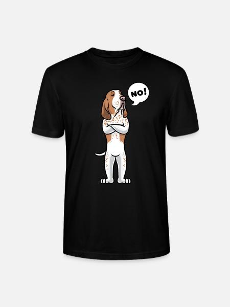 Bracco Italiano Dog - Stanley/Stella CRAFTER Unisex Organic T-Shirt - black