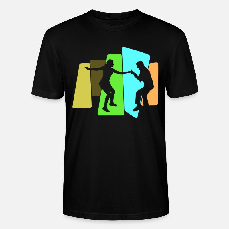 Boogie Woogie Swing Danse rétro - T-shirt bio CRAFTER Stanley Stella Unisexe - noir