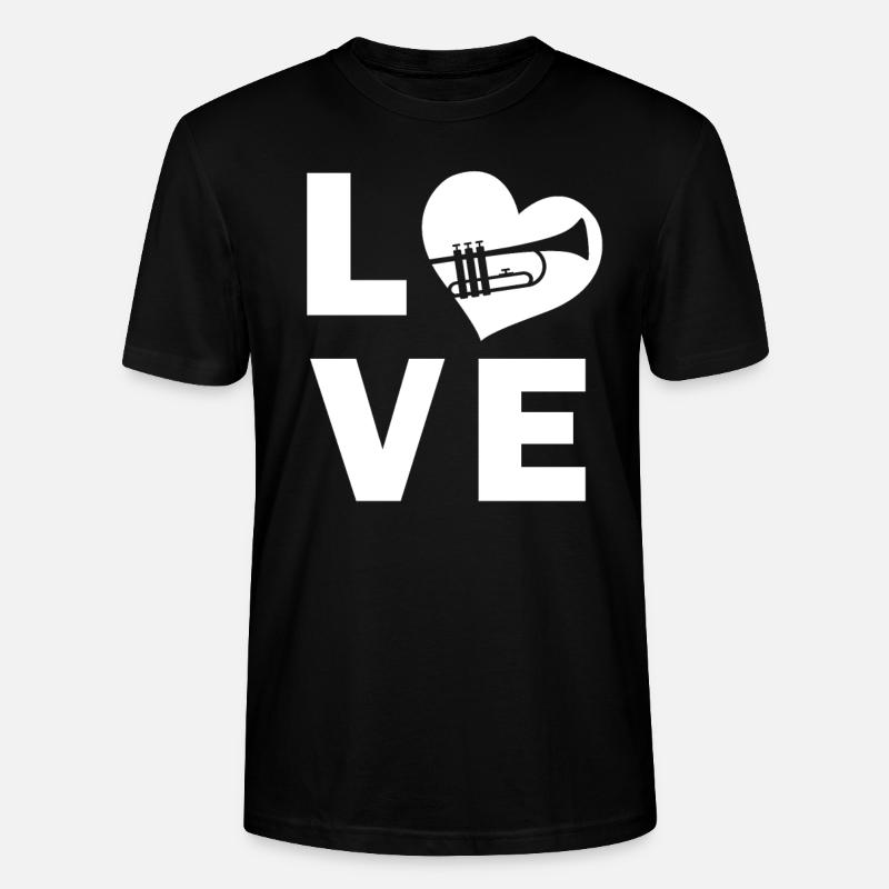 Trompete Trompeter - Stanley/Stella Unisex Bio-T-Shirt CRAFTER - Schwarz