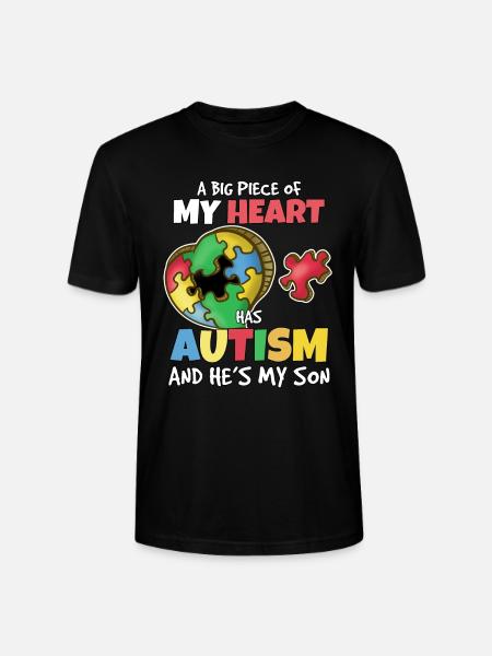 Autism Son - Stanley/Stella CRAFTER Unisex Organic T-Shirt - black