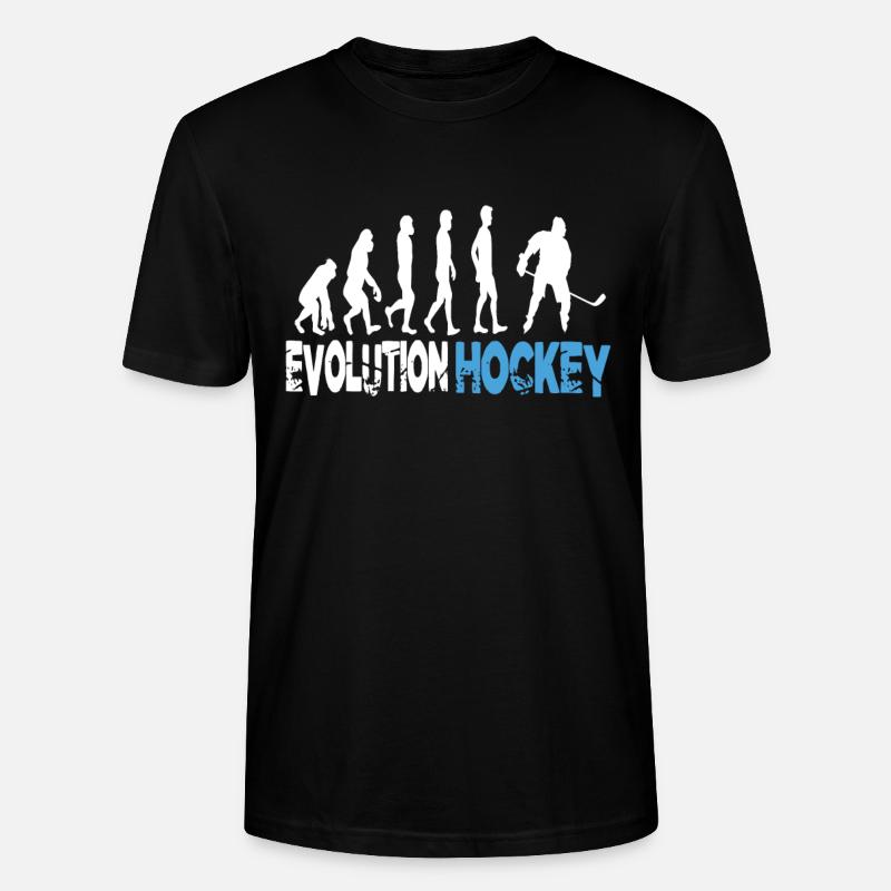 Evolution Hockey - Stanley/Stella Unisex Bio-T-Shirt CRAFTER - Schwarz