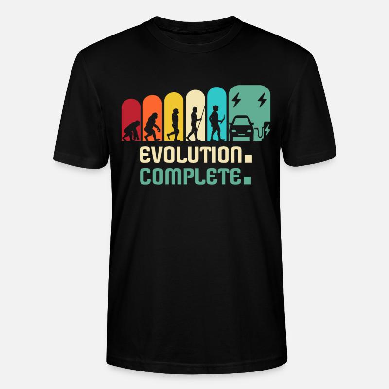 Eauto E-Auto Elektroauto - Stanley/Stella Unisex Bio-T-Shirt CRAFTER - Schwarz