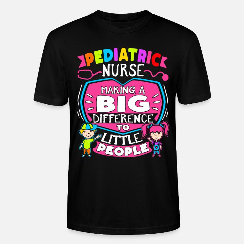 Kinderkrankenschwester - Stanley/Stella Unisex Bio-T-Shirt CRAFTER - Schwarz