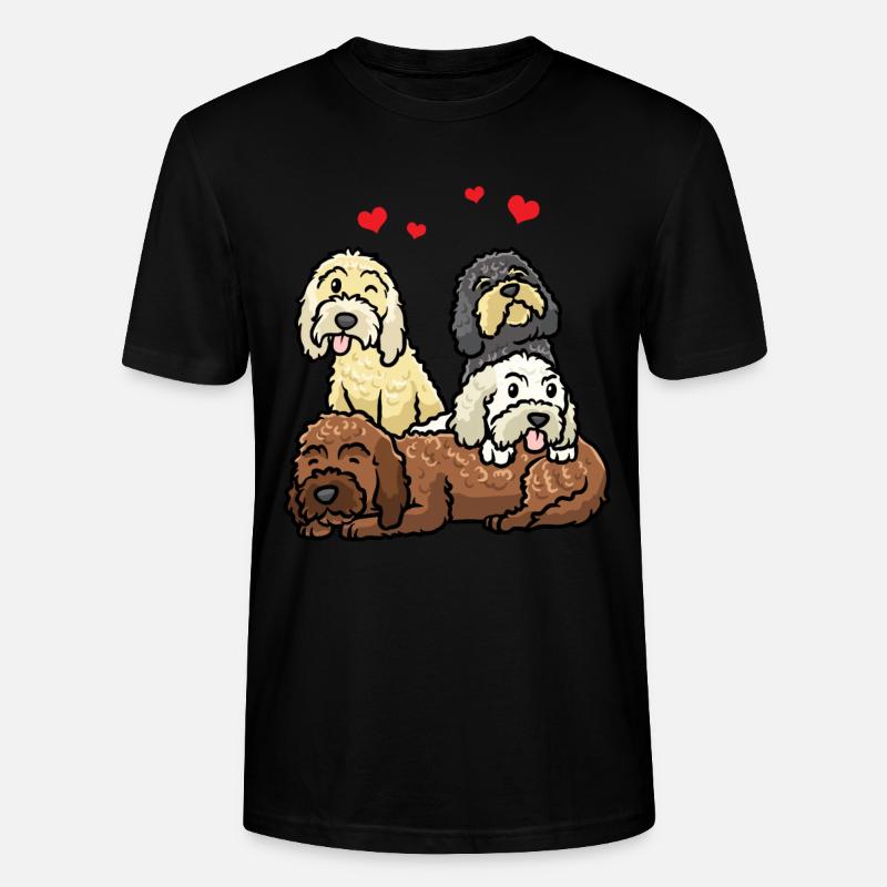 Cockapoo Hund Cockerpoo - Stanley/Stella Unisex Bio-T-Shirt CRAFTER - Schwarz
