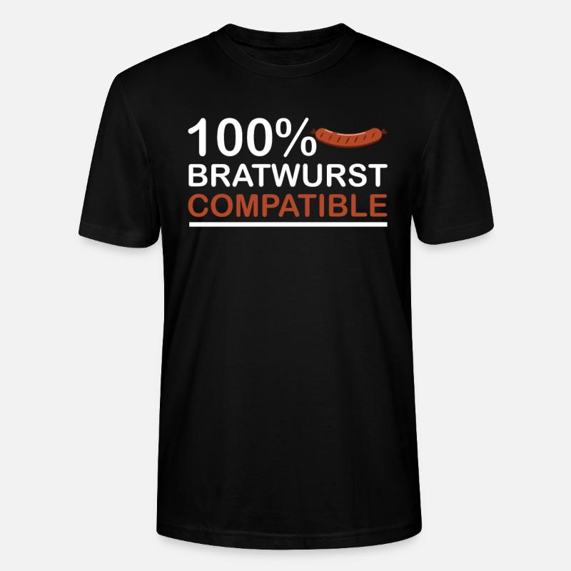 Bratwurst - Stanley/Stella Unisex Bio-T-Shirt CRAFTER - Schwarz