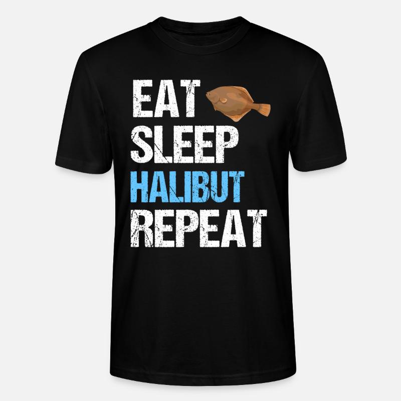 Heilbutt - Stanley/Stella Unisex Bio-T-Shirt CRAFTER - Schwarz