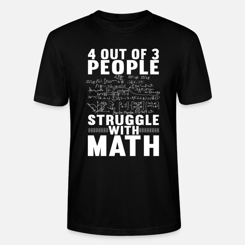 Professeur Math Math Professeur - T-shirt bio CRAFTER Stanley Stella Unisexe - noir