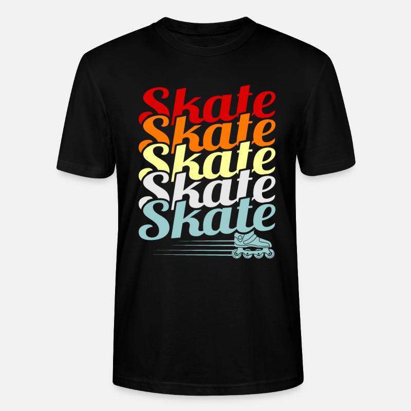 Roller - T-shirt bio CRAFTER Stanley Stella Unisexe - noir