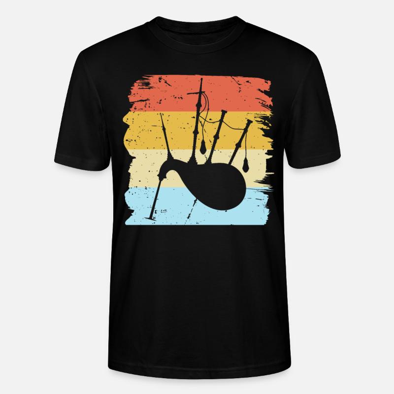 Cornemuse - T-shirt bio CRAFTER Stanley Stella Unisexe - noir