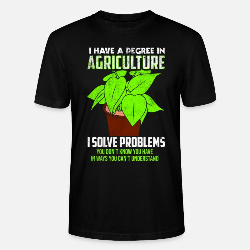 Sciences agricoles - T-shirt bio CRAFTER Stanley Stella Unisexe - noir