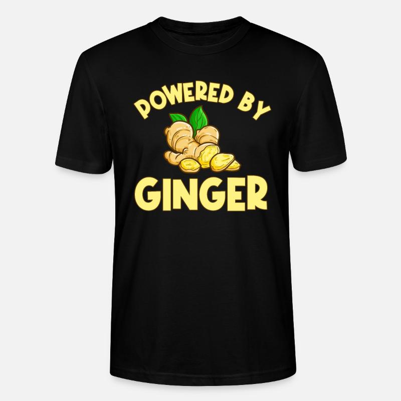 Ingwer Geschenk - Stanley/Stella Unisex Bio-T-Shirt CRAFTER - Schwarz