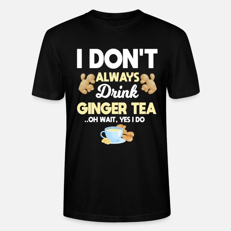 Ingwer Tee - Stanley/Stella Unisex Bio-T-Shirt CRAFTER - Schwarz