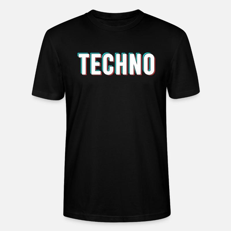 Techno - Stanley/Stella Unisex Bio-T-Shirt CRAFTER - Schwarz