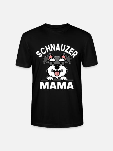 Schnauzer Mama - Stanley/Stella Unisex Bio-T-Shirt CRAFTER - Schwarz