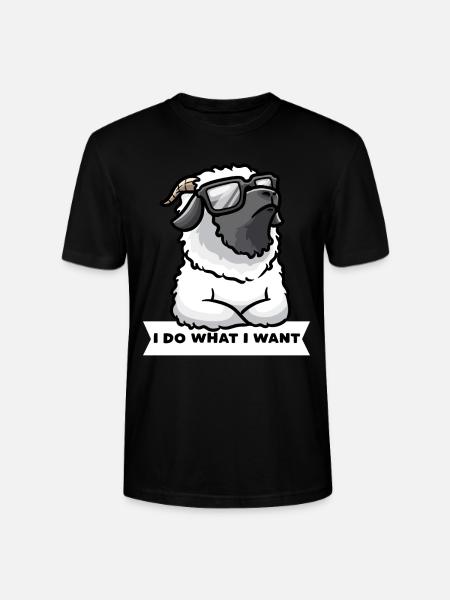 Sturen Walliser Schwarznasenschaf Schafe - Stanley/Stella Unisex Bio-T-Shirt CRAFTER - Schwarz