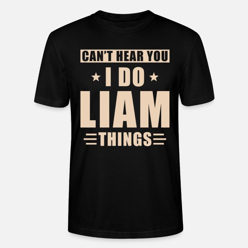 Liam things - Stanley/Stella Unisex Bio-T-Shirt CRAFTER - Schwarz