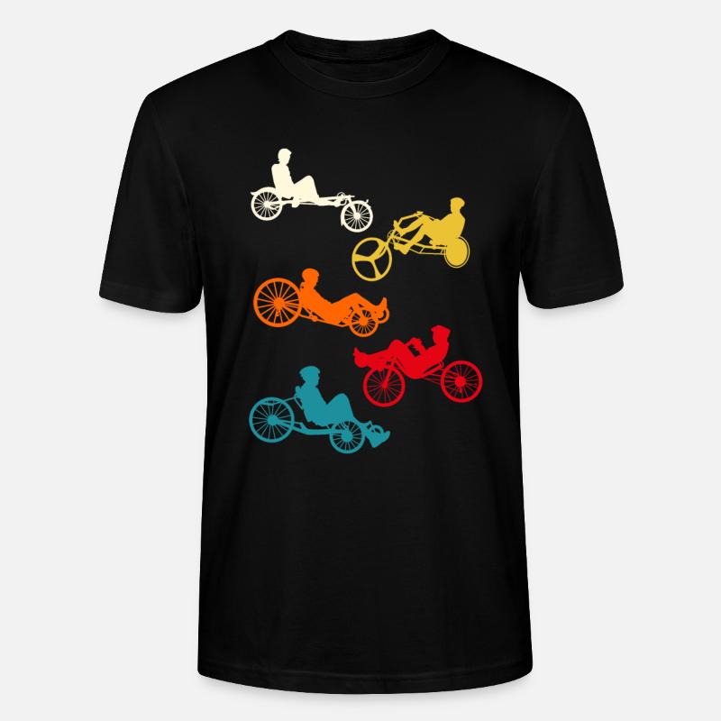 Vélo couché - T-shirt bio CRAFTER Stanley Stella Unisexe - noir