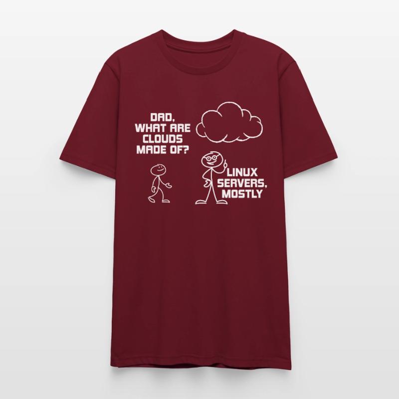 Linux Servers Computer Cloud Stanley/Stella CRAFTER Unisex Organic T-Shirt