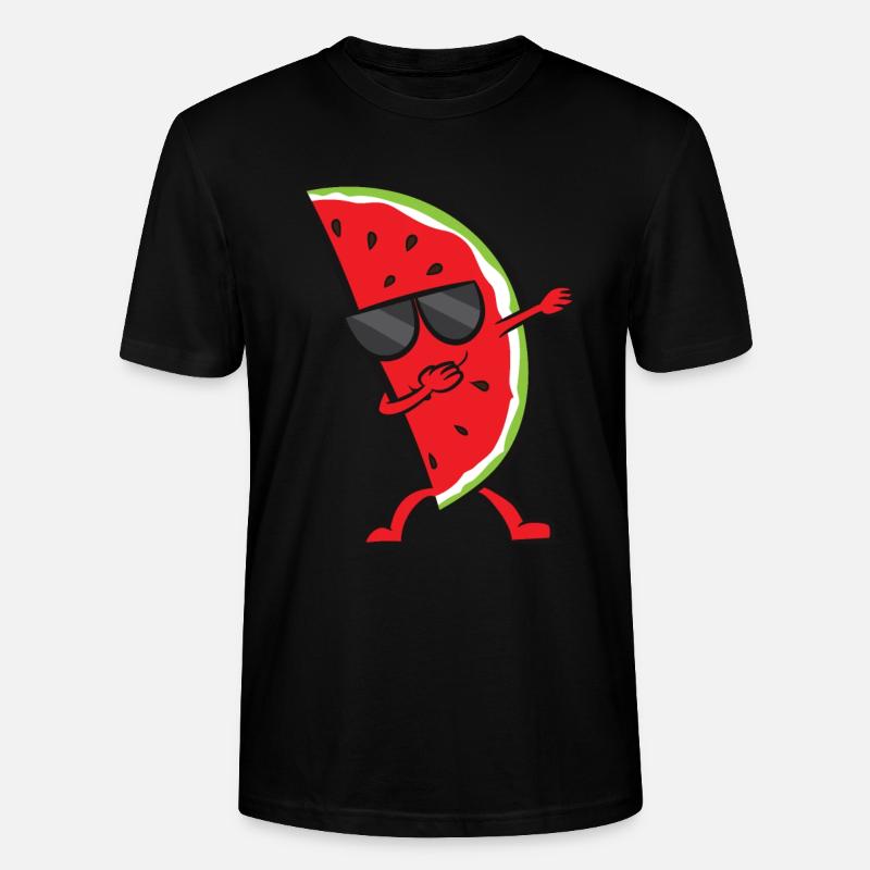 Dab Pastèque Amour Pastèque - T-shirt bio CRAFTER Stanley Stella Unisexe - noir