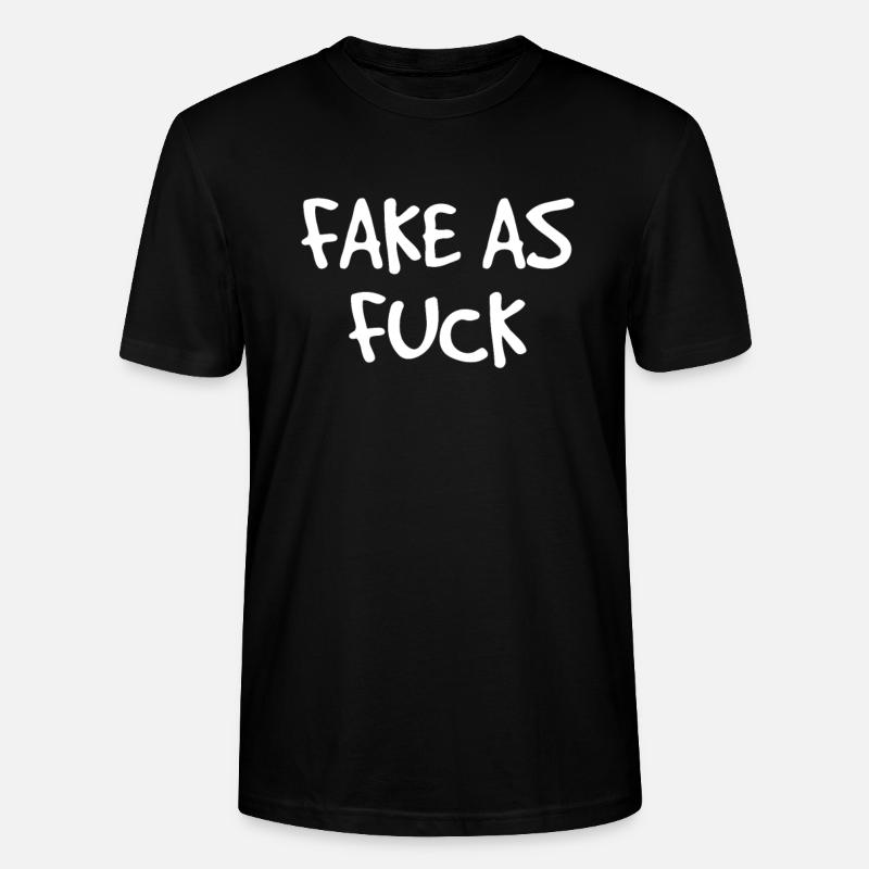 faux comme de la merde - T-shirt bio CRAFTER Stanley Stella Unisexe - noir
