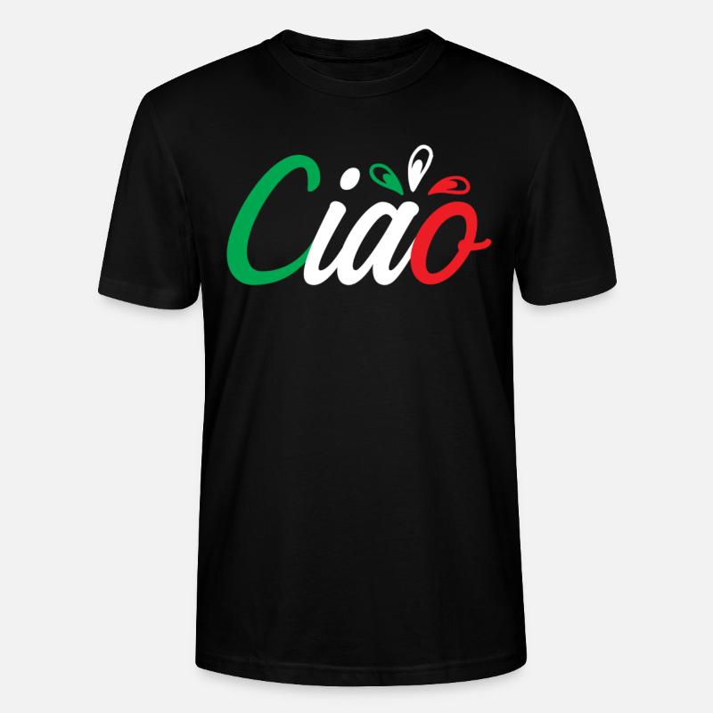 Ciao - Stanley/Stella Unisex Bio-T-Shirt CRAFTER - Schwarz