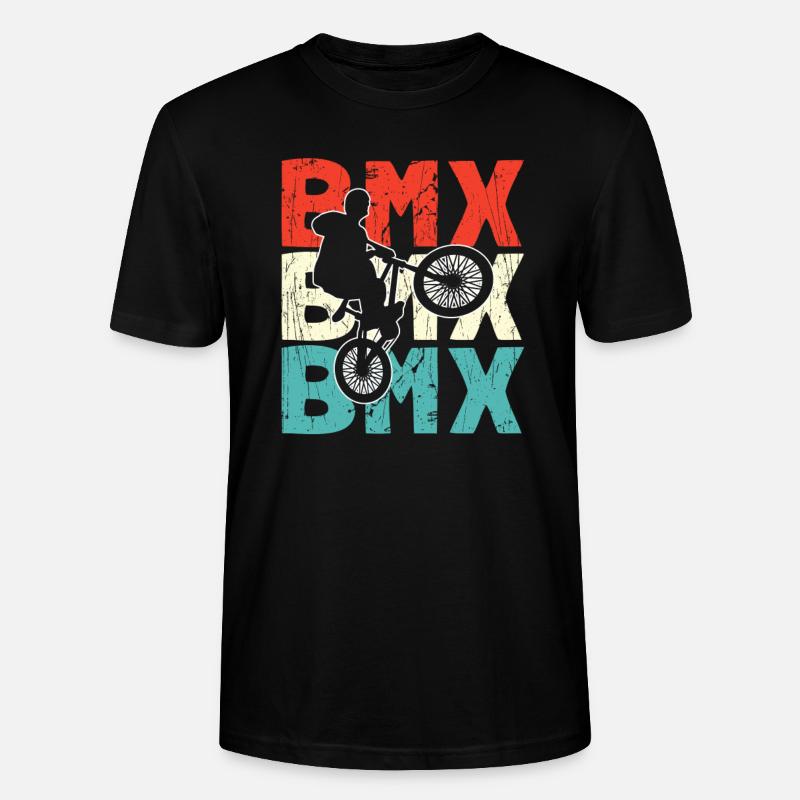 BMX - Stanley/Stella Unisex Bio-T-Shirt CRAFTER - Schwarz