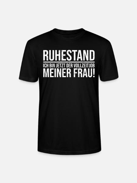 Ruhestand Pensionierung Abschiedsfeier Abschieds - Stanley/Stella Unisex Bio-T-Shirt CRAFTER - Schwarz