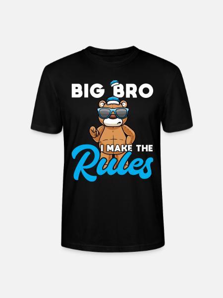 Storebror Storebror Äldsta Bröderna - Ekologisk T-shirt CRAFTER unisex från Stanley/Stella - svart