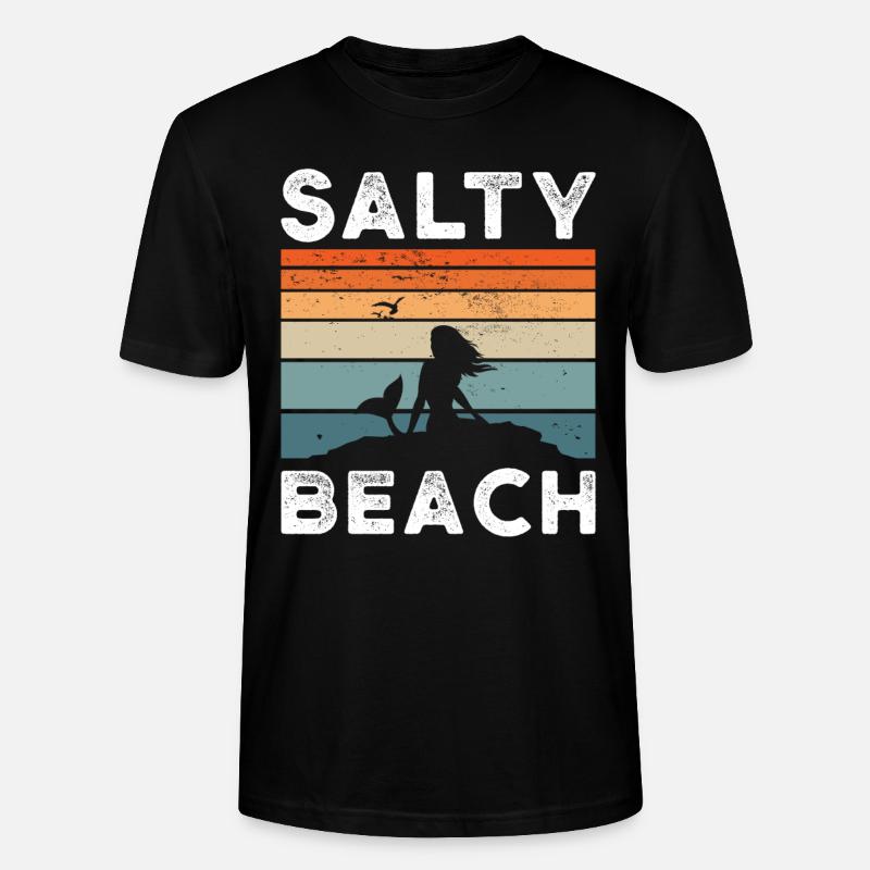 Salty Beach - Stanley/Stella Unisex Bio-T-Shirt CRAFTER - Schwarz